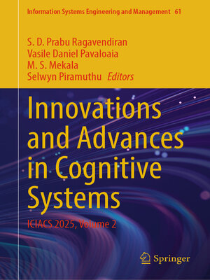 cover image of Innovations and Advances in Cognitive Systems